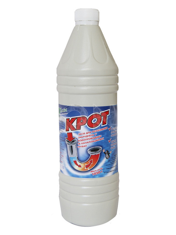 Засіб для прочищення труб ECOLUX, 0,9 л